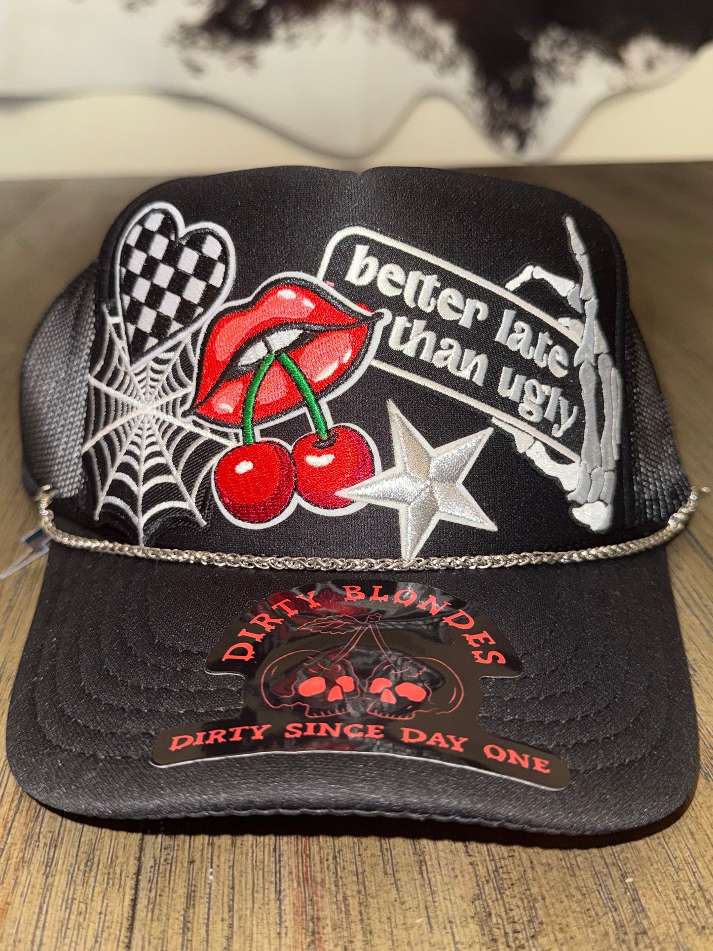 Better late than ugly patch hat