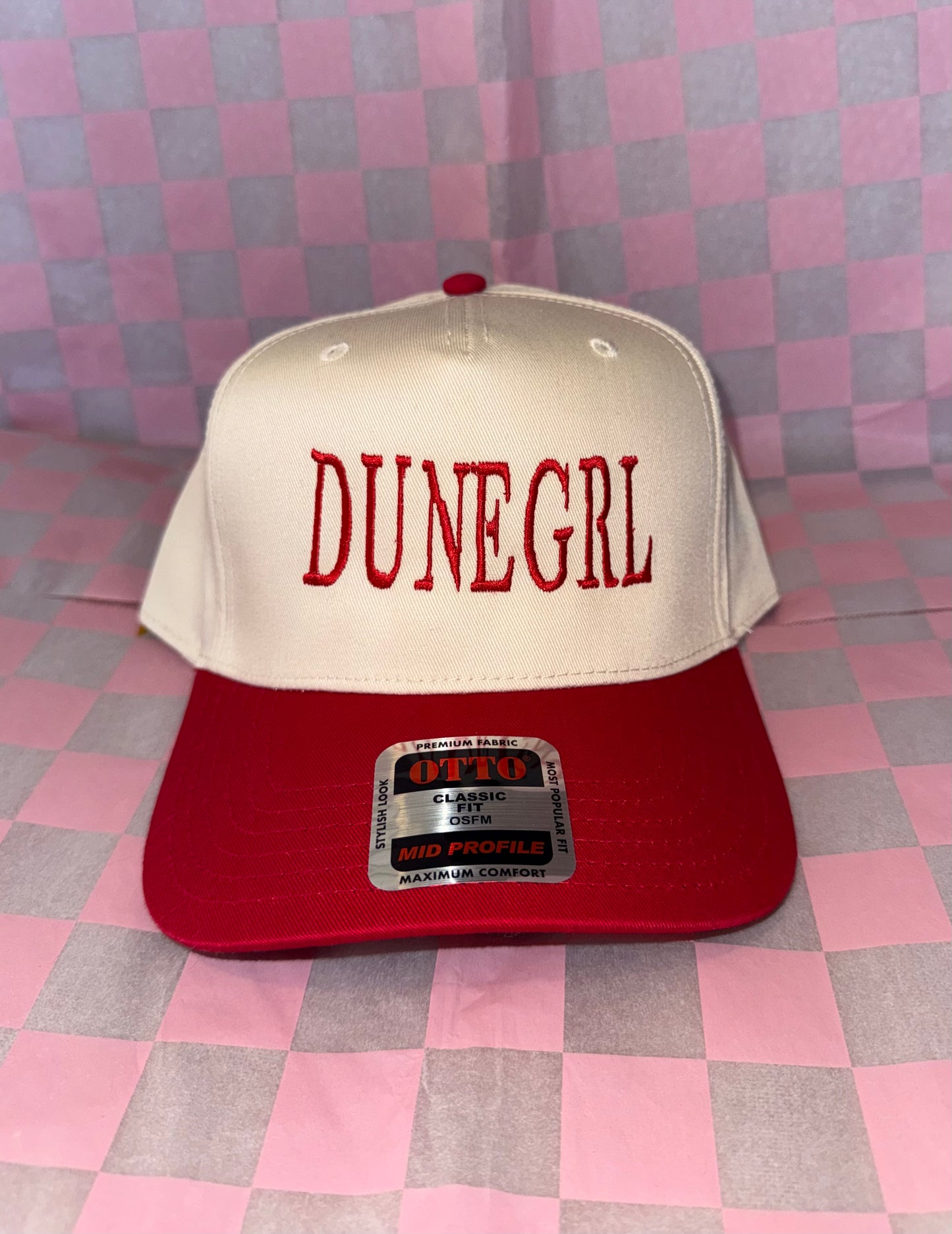 DUNEGRL embroidered hat