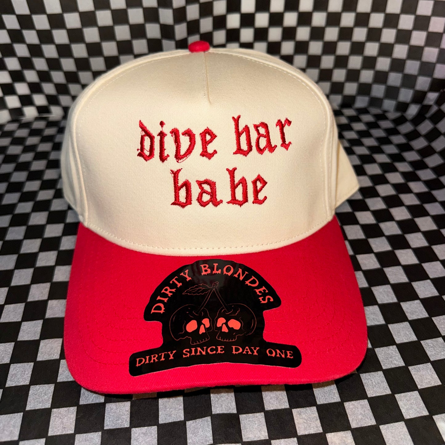 dive bar babe embroidered hat