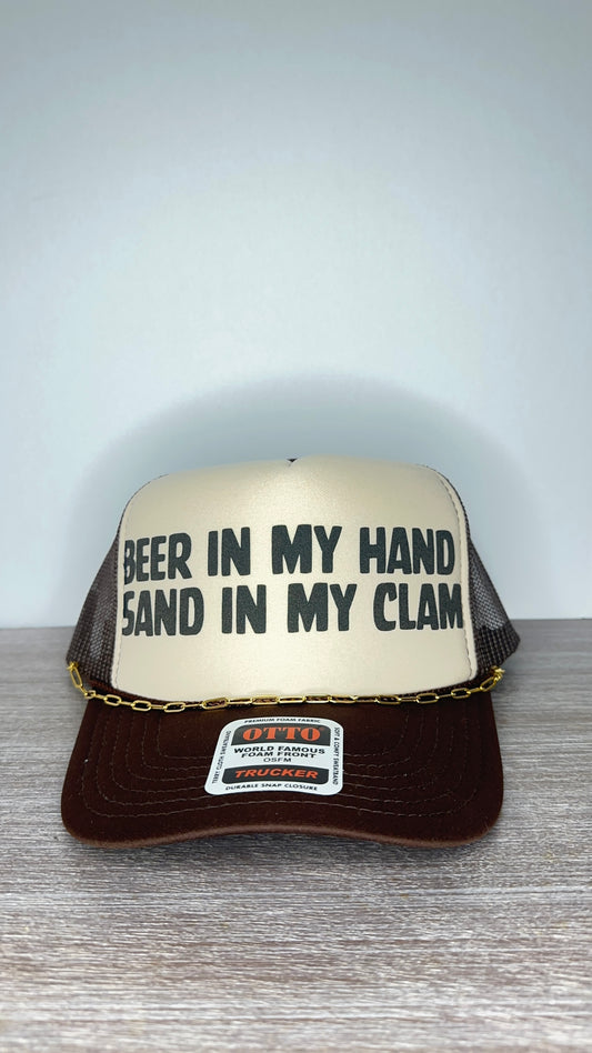 Beer In My Hand Sand In My Clam