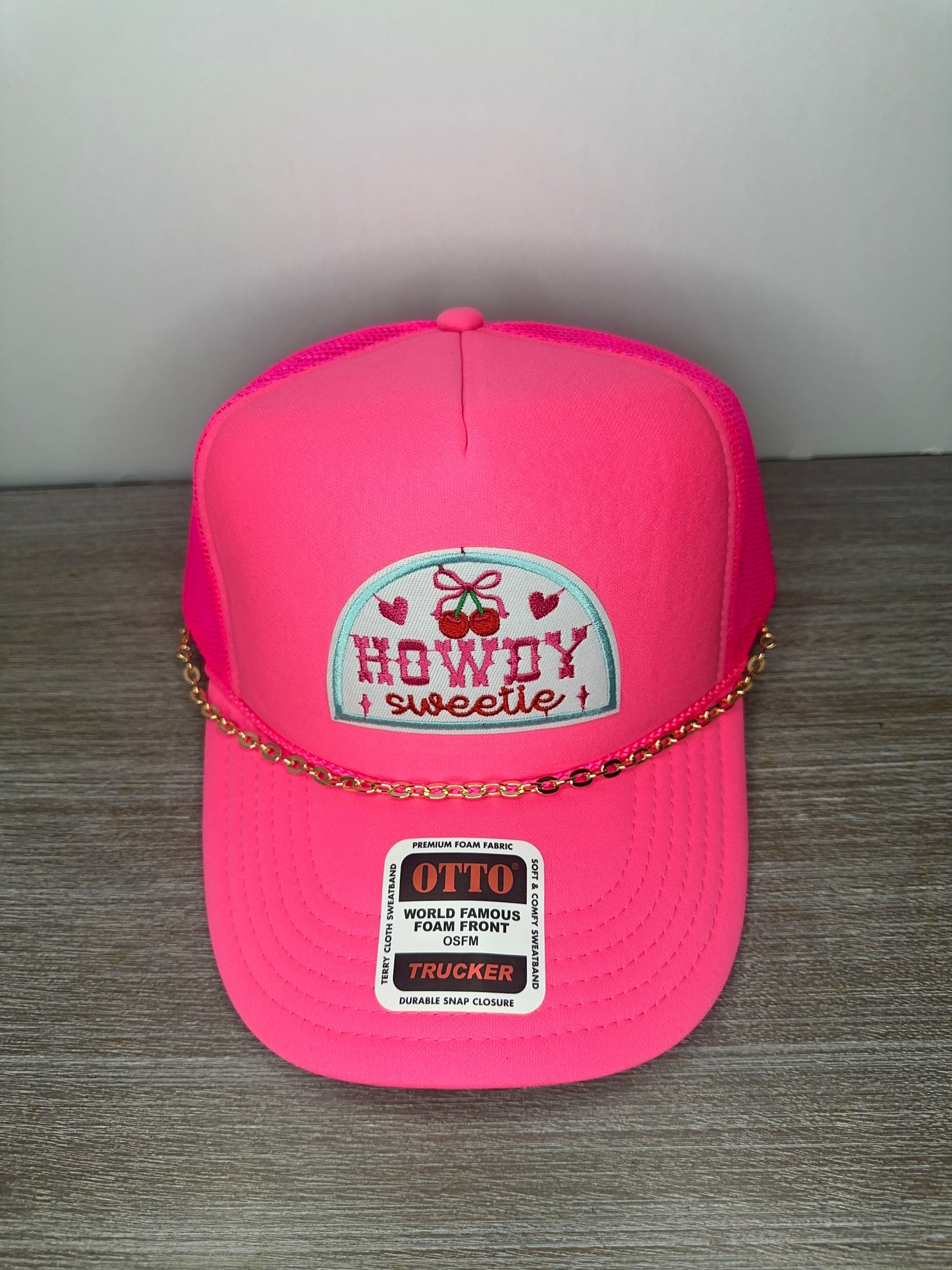 howdy sweetie patch hat