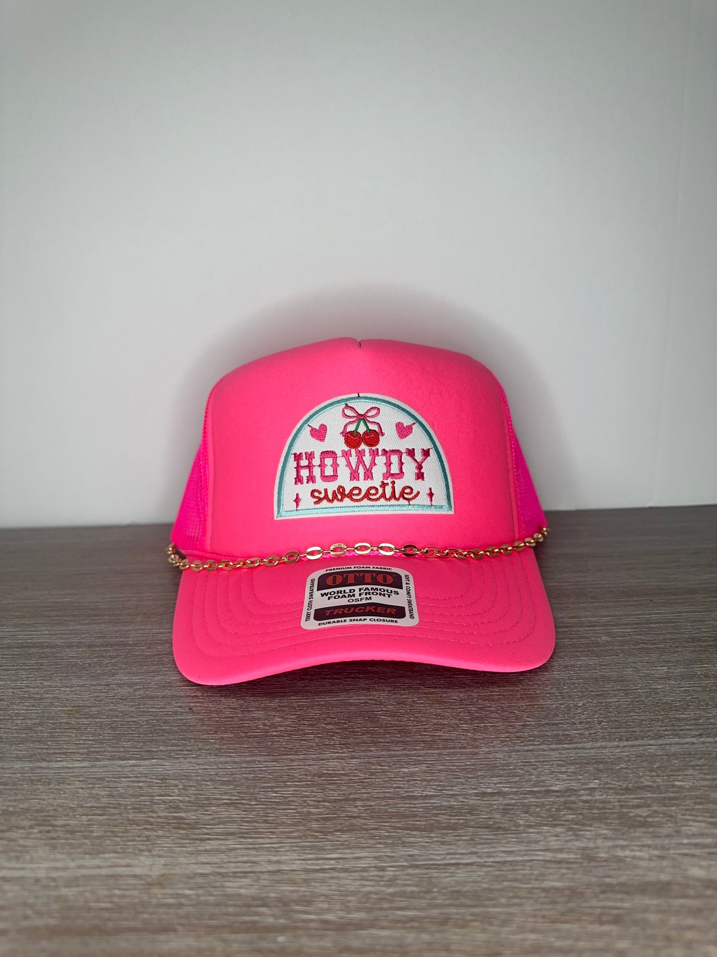 howdy sweetie patch hat