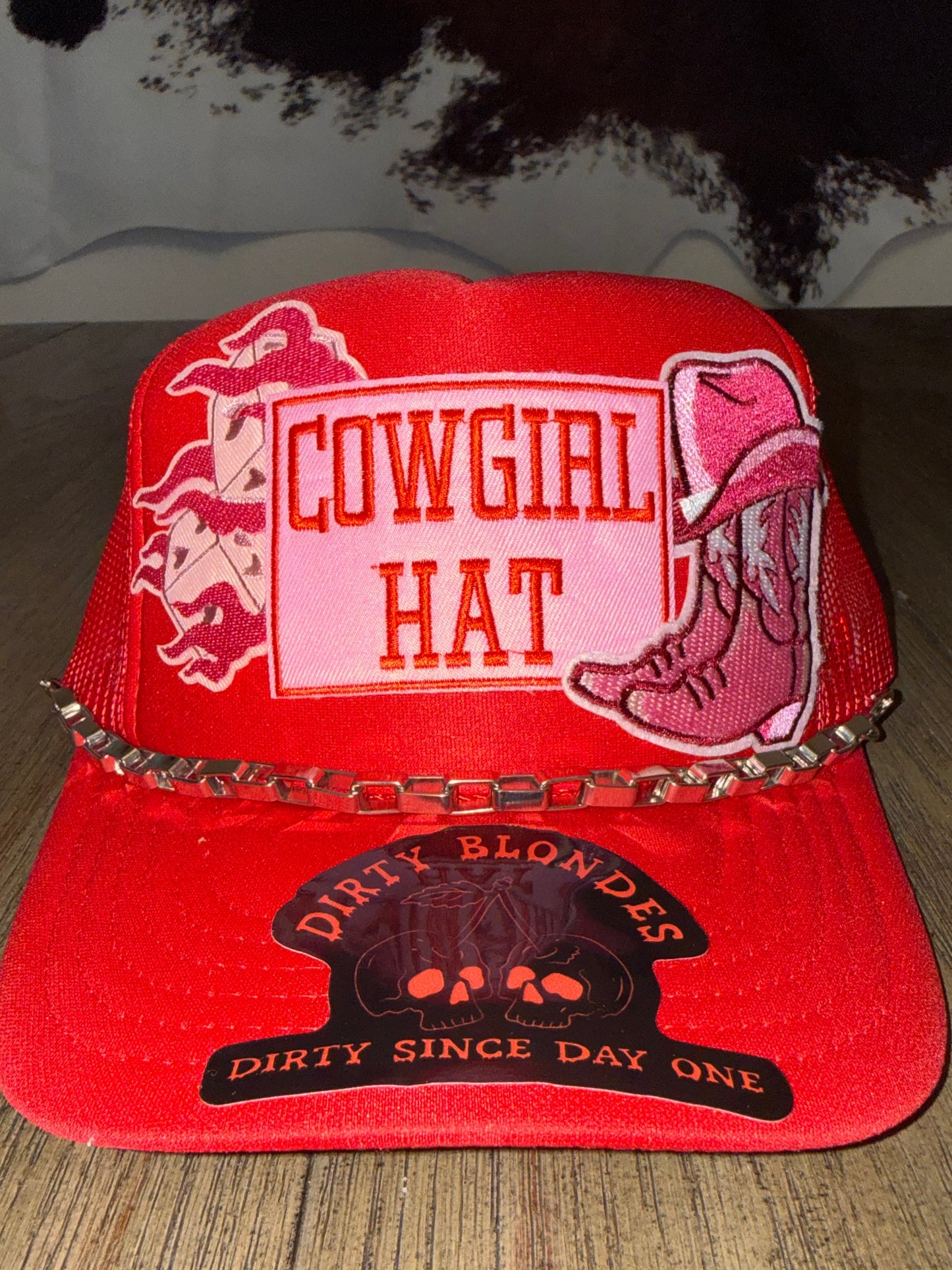 Cowgirl patch hat