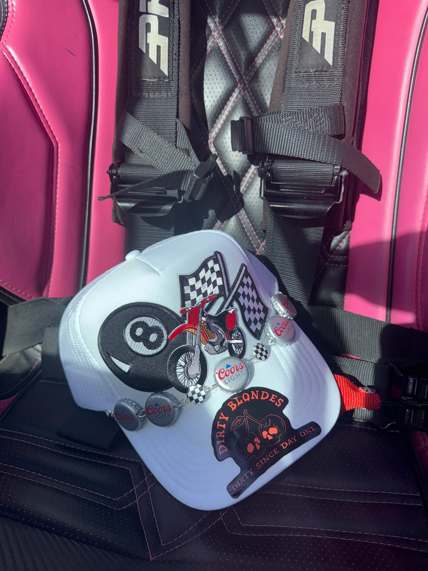 SX red patch hat