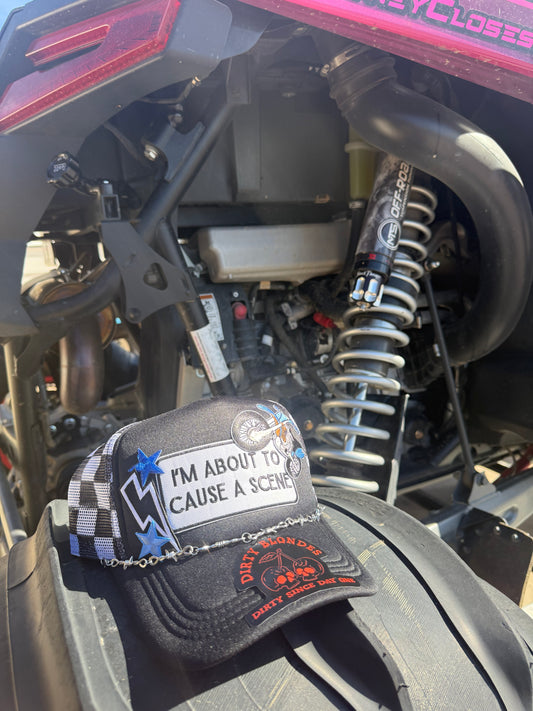 SX blue patch hat