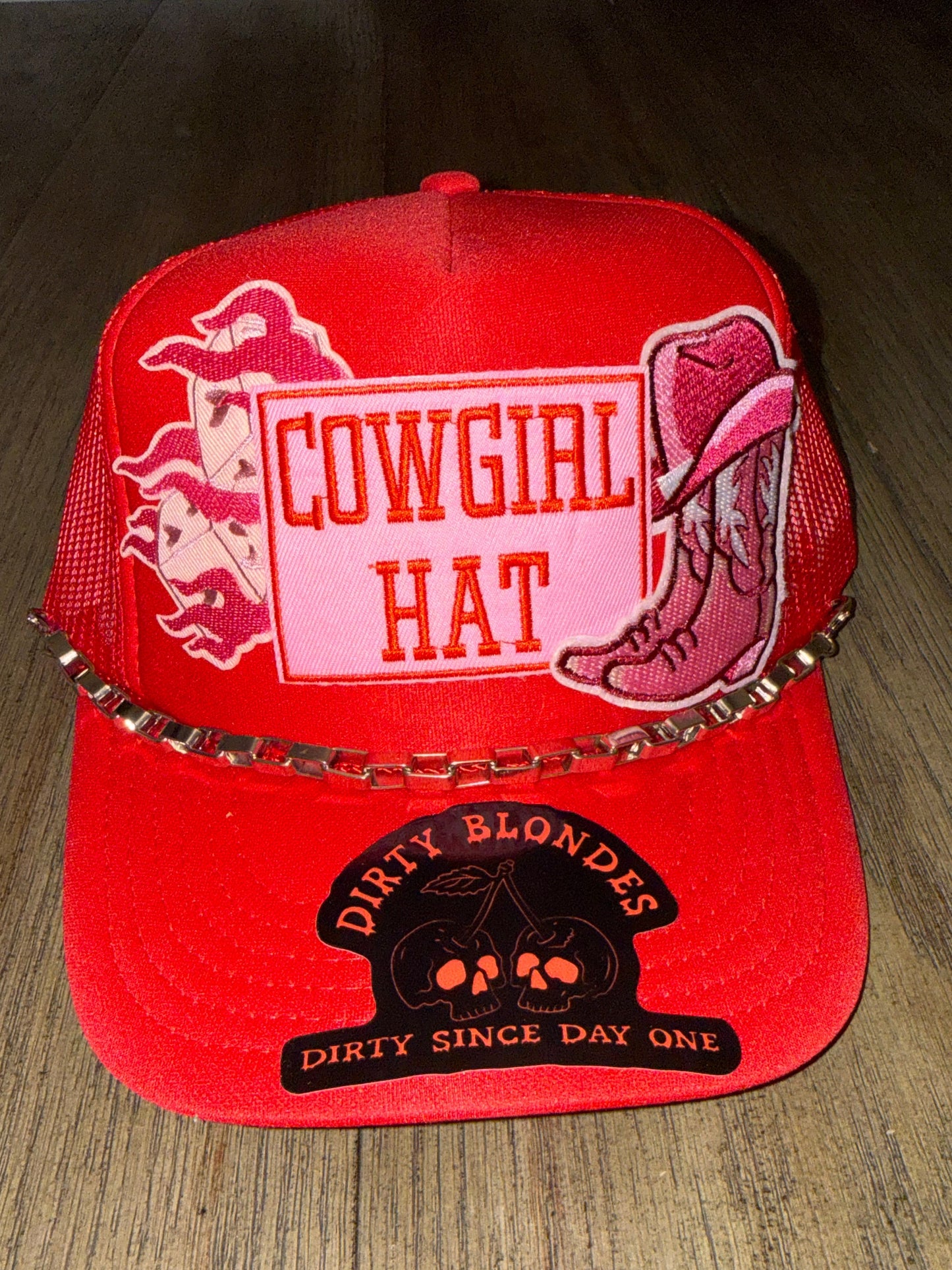 Cowgirl patch hat