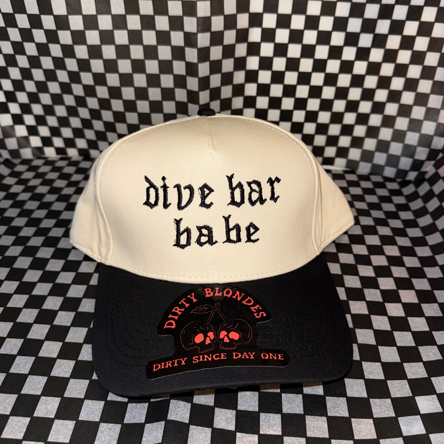 dive bar babe embroidered hat